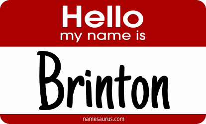 Hello my name is Brinton png download