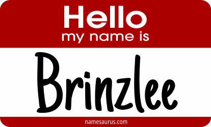 Hello my name is Brinzlee png download
