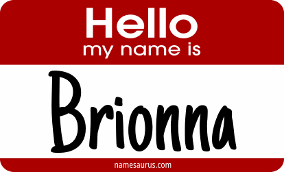 Hello my name is Brionna png download
