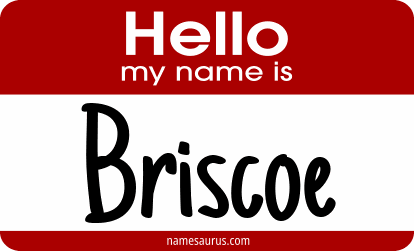 Hello my name is Briscoe png download