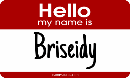 Hello my name is Briseidy png download