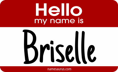 Hello my name is Briselle png download
