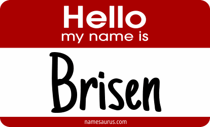 Hello my name is Brisen png download