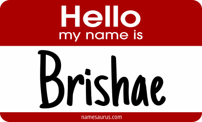 Hello my name is Brishae png download