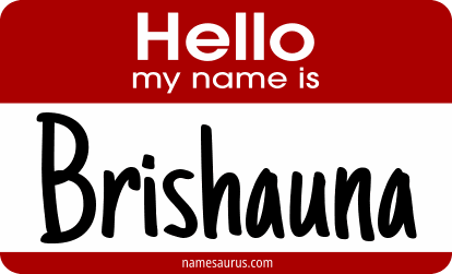Hello my name is Brishauna png download