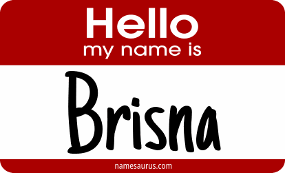 Hello my name is Brisna png download