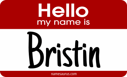 Hello my name is Bristin png download