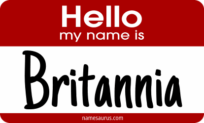 Hello my name is Britannia png download