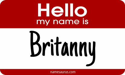 Hello my name is Britanny png download