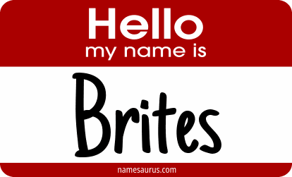 Hello my name is Brites png download