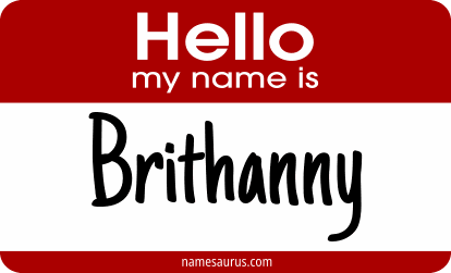 Hello my name is Brithanny png download
