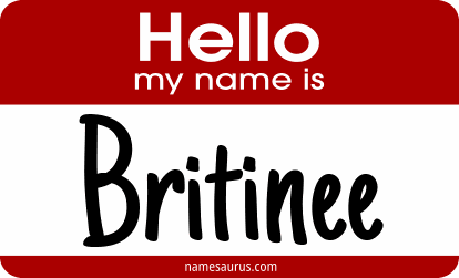 Hello my name is Britinee png download