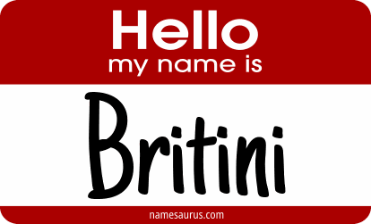 Hello my name is Britini png download