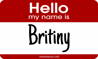 Hello my name is Britiny png download