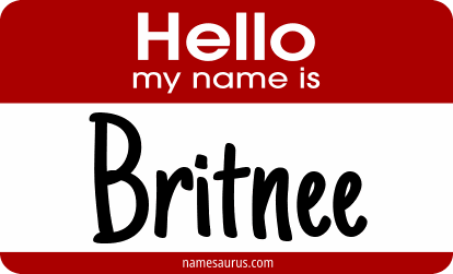 Hello my name is Britnee png download