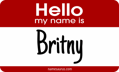 Hello my name is Britny png download