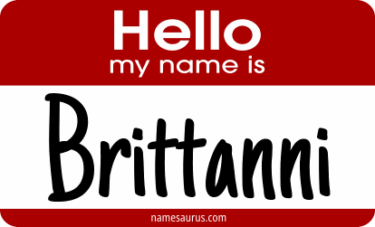 Hello my name is Brittanni png download