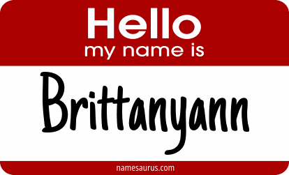 Hello my name is Brittanyann png download
