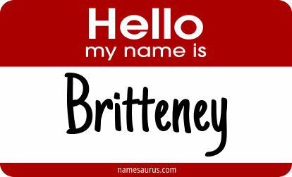Hello my name is Britteney png download
