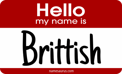 Hello my name is Brittish png download