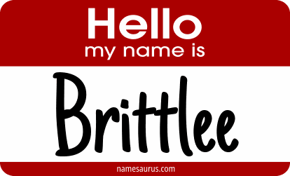 Hello my name is Brittlee png download