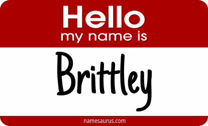 Hello my name is Brittley png download