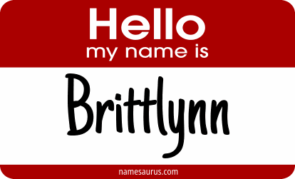 Hello my name is Brittlynn png download