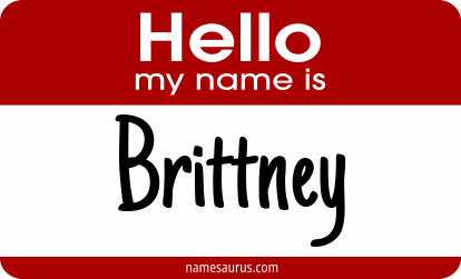 Hello my name is Brittney png download