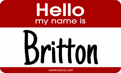 Hello my name is Britton png download