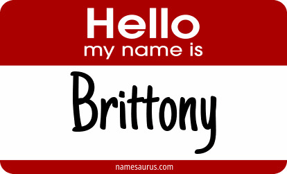 Hello my name is Brittony png download