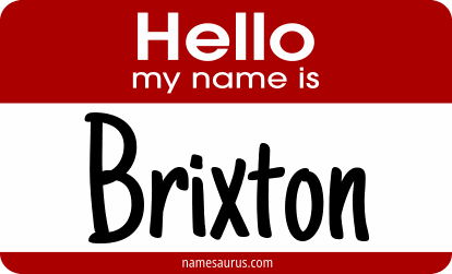 Hello my name is Brixton png download