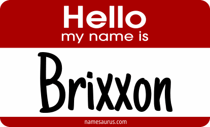 Hello my name is Brixxon png download