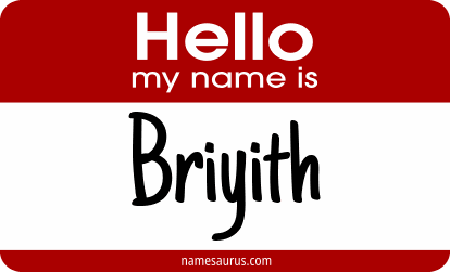 Hello my name is Briyith png download
