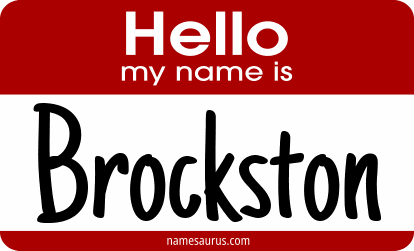 Hello my name is Brockston png download