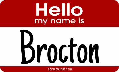 Hello my name is Brocton png download