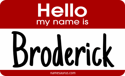Hello my name is Broderick png download