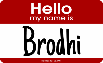 Hello my name is Brodhi png download
