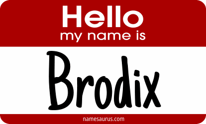 Hello my name is Brodix png download