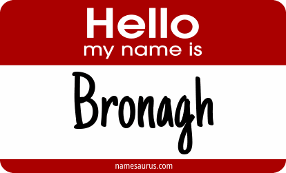 Hello my name is Bronagh png download