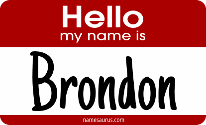 Hello my name is Brondon png download