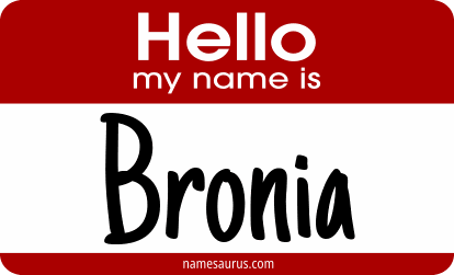 Hello my name is Bronia png download
