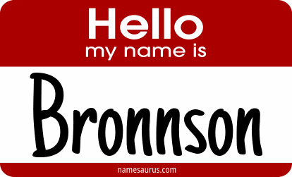 Hello my name is Bronnson png download