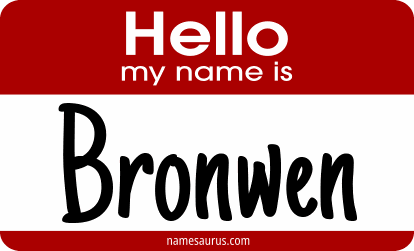 Hello my name is Bronwen png download