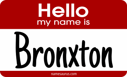 Hello my name is Bronxton png download