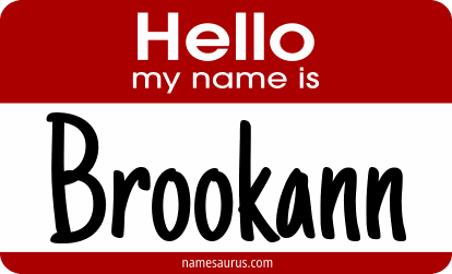 Hello my name is Brookann png download