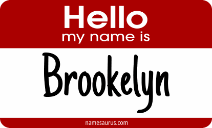 Hello my name is Brookelyn png download