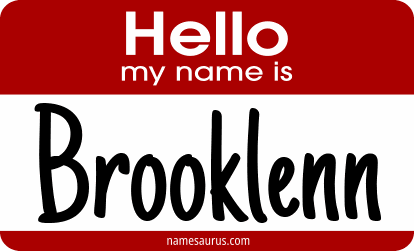 Hello my name is Brooklenn png download