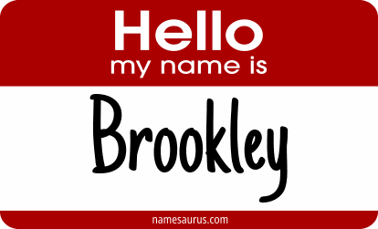 Hello my name is Brookley png download