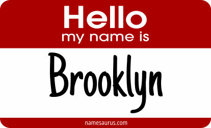 Hello my name is Brooklyn png download