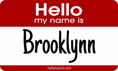 Hello my name is Brooklynn png download